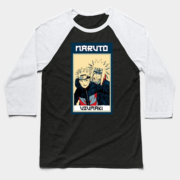 Naruto jiraiya Baseball T-Shirt by FIFTY CLOTH